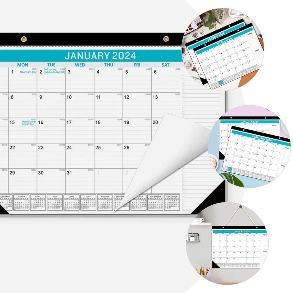 1 مجموعة الأسرة جدار التقويم 2024-2025 موعد الاستخدام اليومي مكتب المنزل معلقة صغيرة خفيفة الوزن سجل الأحداث الجدول الزمني