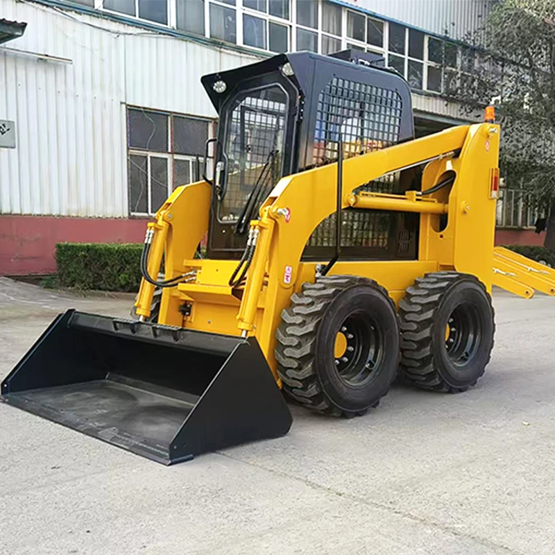 

Hot Sale Mini Skid Steer Loader Customizable Engine Loaders Multifunctional Skid Steer Loader With Attachment