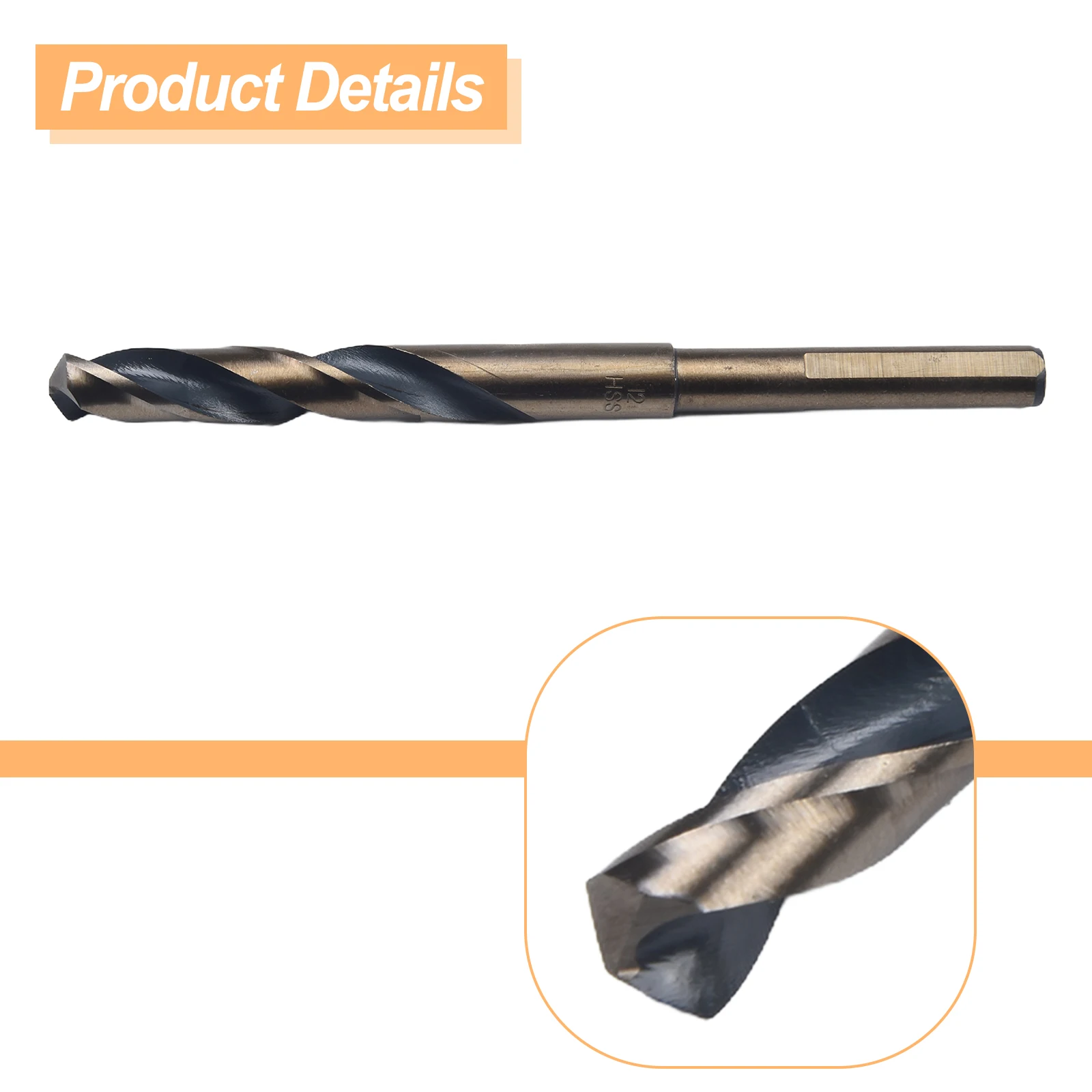 1pc Metal Drill Bit 118Degree Double Relief Angle Cobalt Drill Bits For Wood Metal Stainless Steel Drilling Power Tool 12-21.5mm