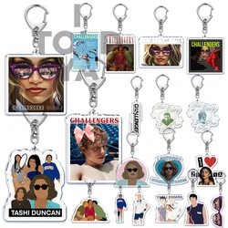 Challengers Fun I Told Ya Acrylic Keychains Ring for Accessories Bag Zendaya Pendant Key Chain Jewelry Fans Gifts