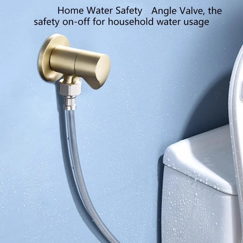 

Латунные водяные клапаны с защитой от утечек, легкая установка, резьба G1/2, подходящая для домашнего использования, верхняя