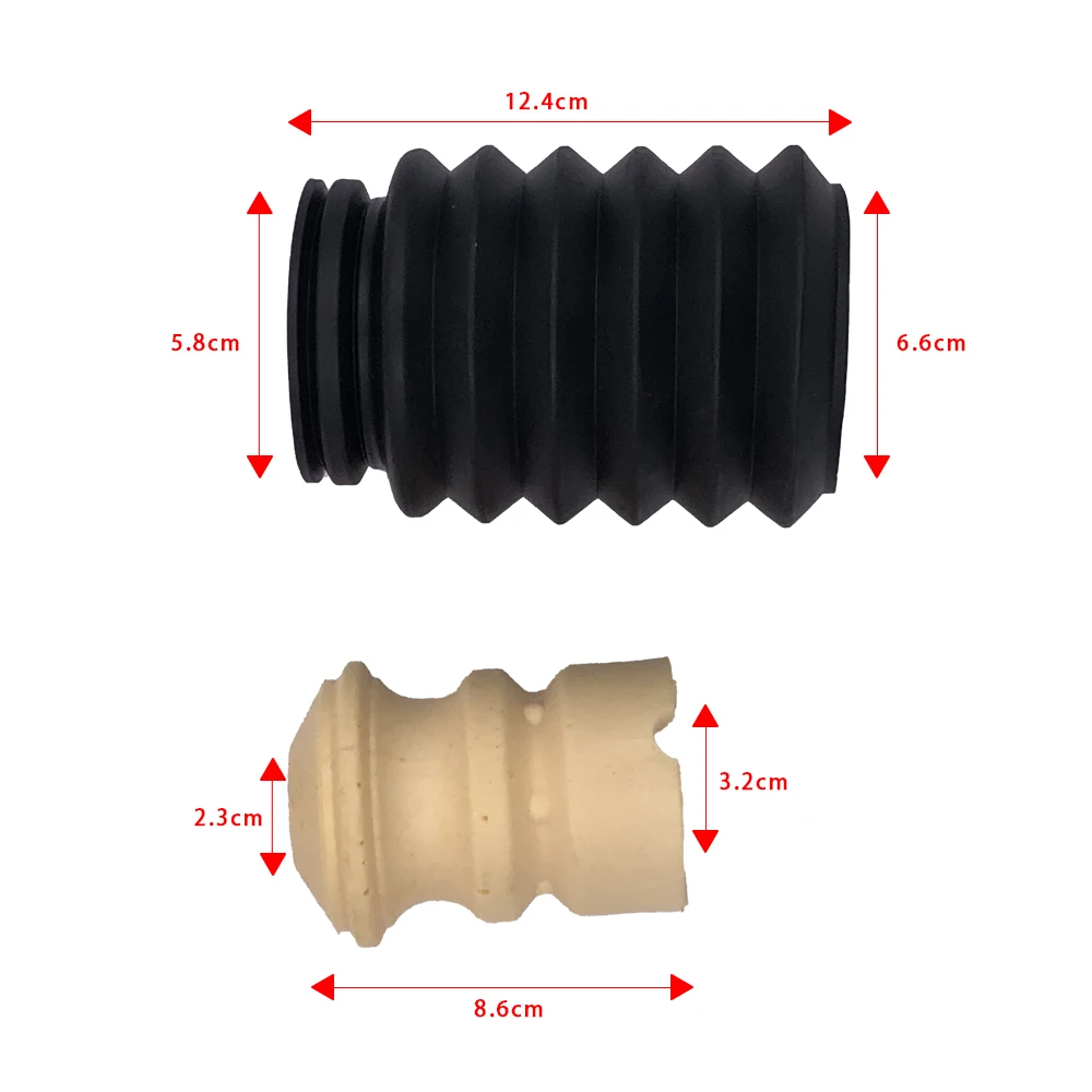 Car Front Shock Absorber Buffer Rubber Boot Set Dust Cover For BMW 318i E46 1997-2005 2.0L 325i 316i 318i 320i 323Ci 325Ci 328i