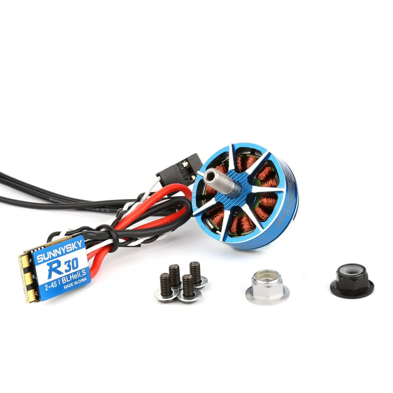 Sunnysky R2305 2300KV 2480KV 2800KV Outrunner Motor, 3‑5S Lipo High‑Power RC FPV Race Quadcopter Replacement Part
