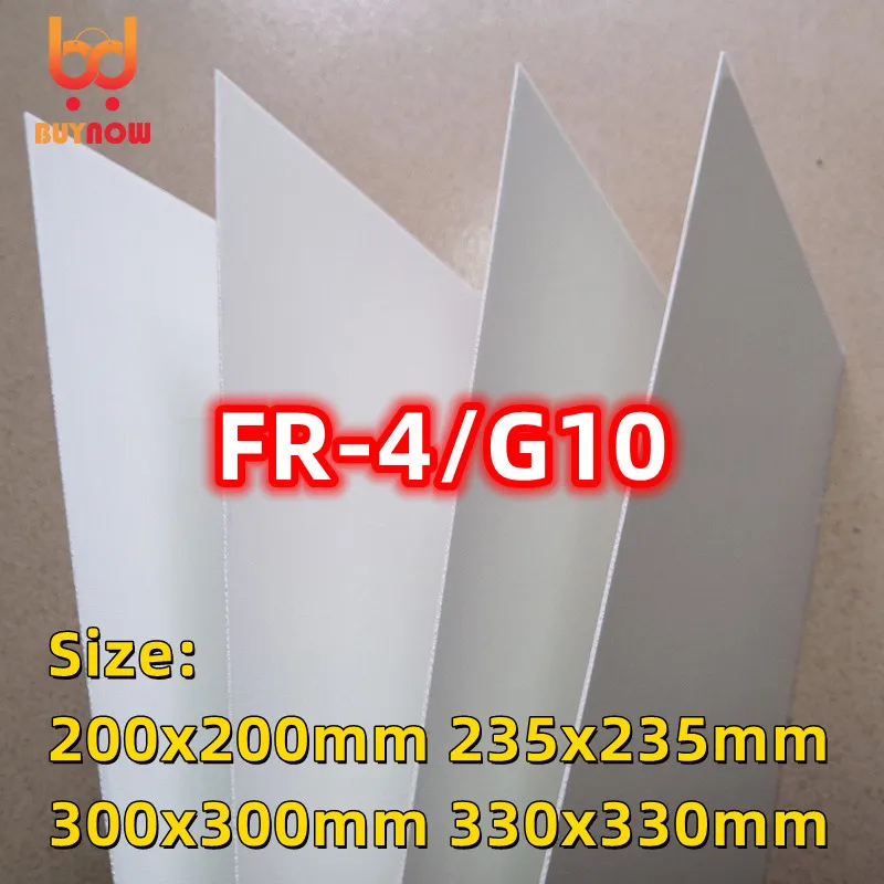 All-size White FR4 3D Printer Removable Platform Hot Heated Bed Fiber Glass Plate Polypropylene Build