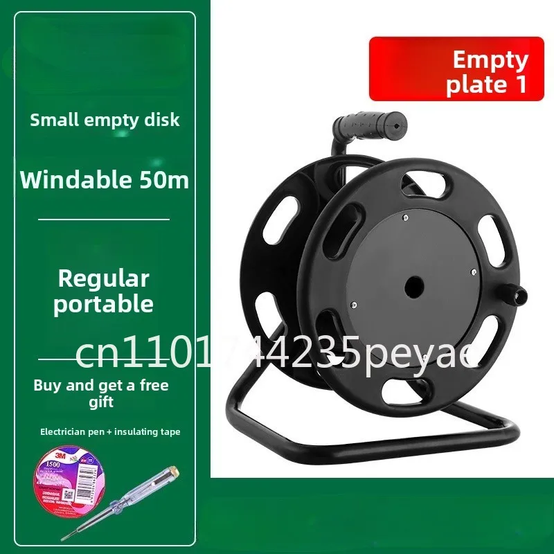 Multi socket standard 50m Sizes Electric Retractable Cable Reel universal worldwide Extension power socket reel for industrial