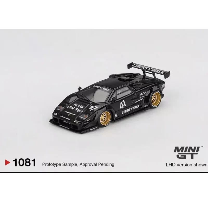 MINIGT1:64 Lamborghini Kontash Countach LB BMW Subaru modèle en alliage de course de rallye nouveau produit