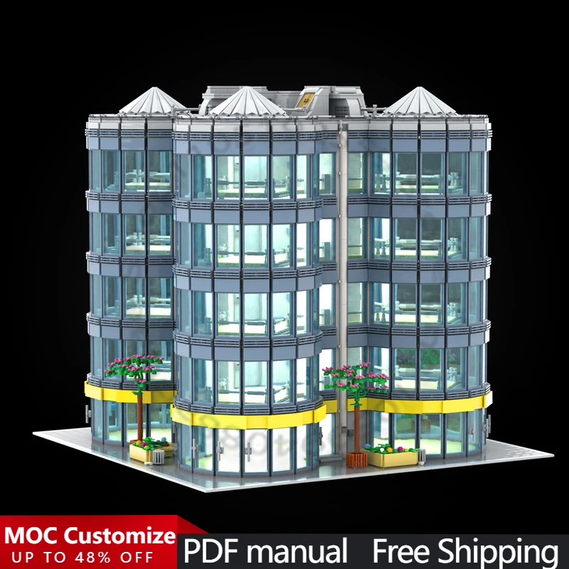 3126 PCS House Street Skyscraper MOC Customize Modular Building Block Creative Design Educational DIY Simple Holiday Toy Gifts