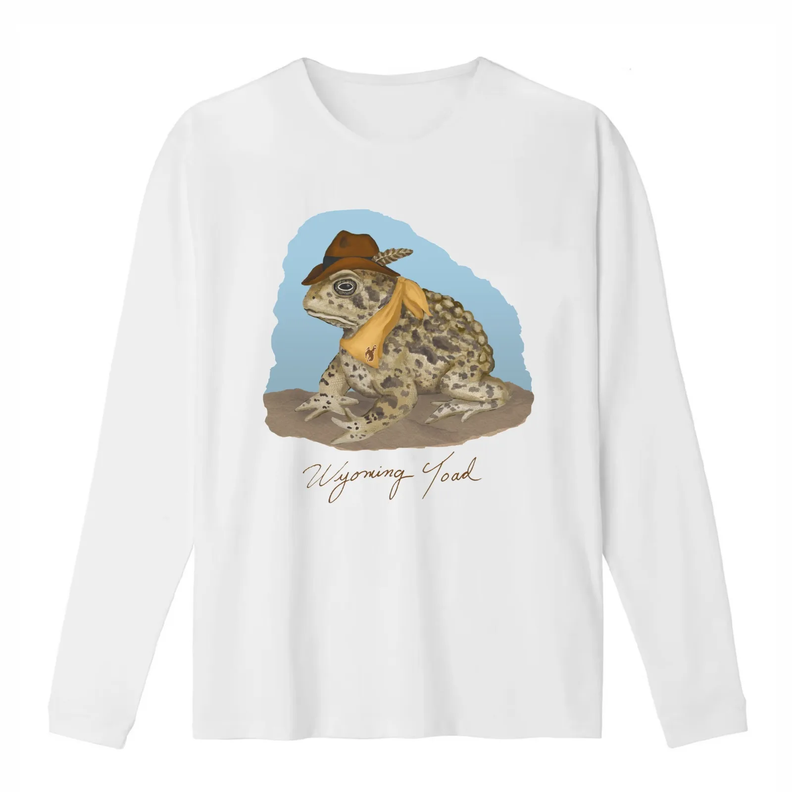 The Wyoming Toad T-Shirt Summer Casual Cotton Tee Oversized Streetwear Tops Vintage Graphic Print Loose Fit Short Sleeve