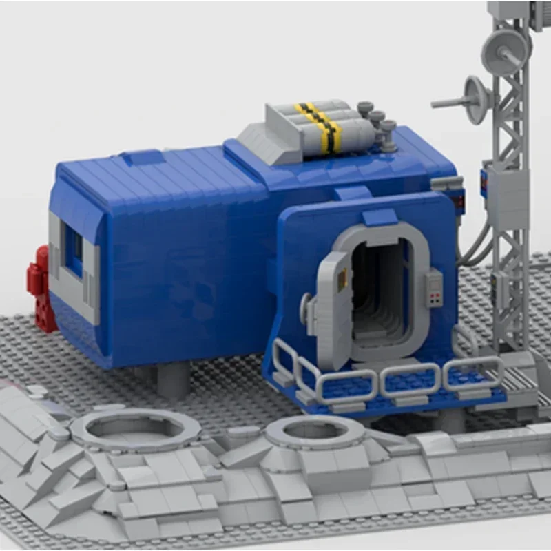 Classic Space Model Moc Building Bricks The New Galaxy Outpost Explorer Technology Blocks Gifts Christmas Toys DIY Sets Assembly
