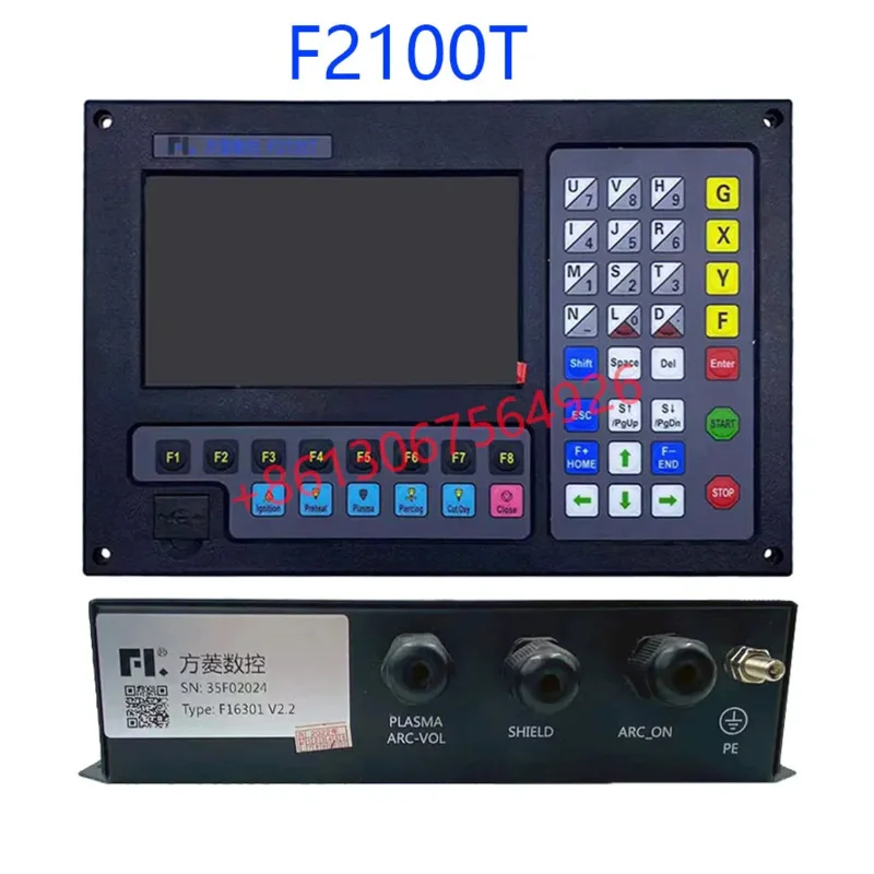 

F2100T 2-axis CNC system Flame cutting machine system Plasma CNC system 2100T integrated F16301 arc voltage height controller