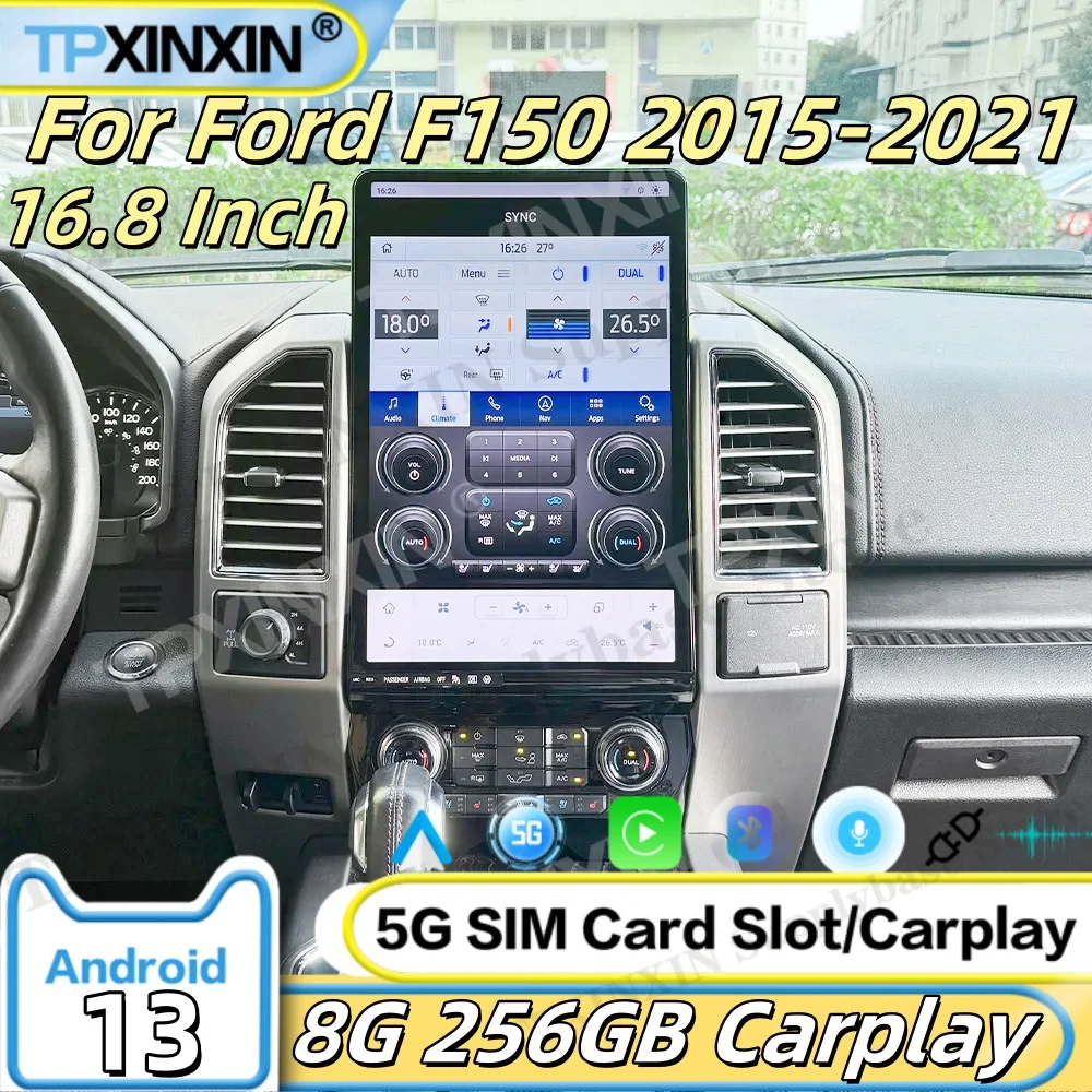 

1920*720 For Ford F150 2015-2021 Android Car Radio Multimedia Video Player Carplay Autoradio Stereo GPS Navigation IPS Head Unit