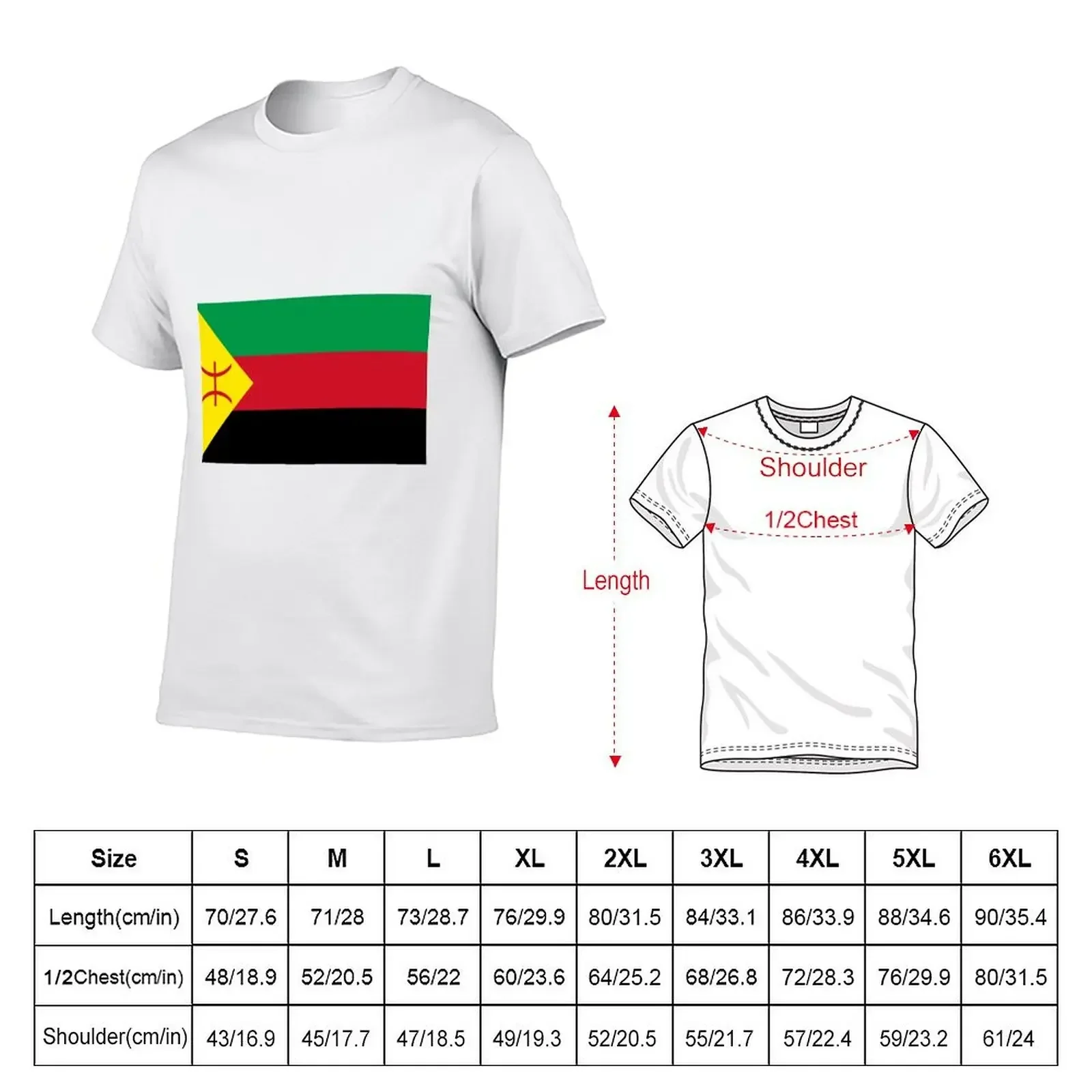 Touareg People Flag T-Shirt tees aesthetic clothes mens graphic t-shirts anime