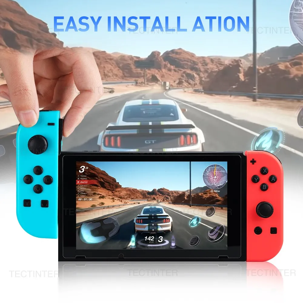 لوحة ألعاب عصا التحكم RGB لوحدة التحكم اللاسلكية للتبديل وحدة التحكم الفرح المتوافقة مع NS 6 Axis Wake-up/Screenshot