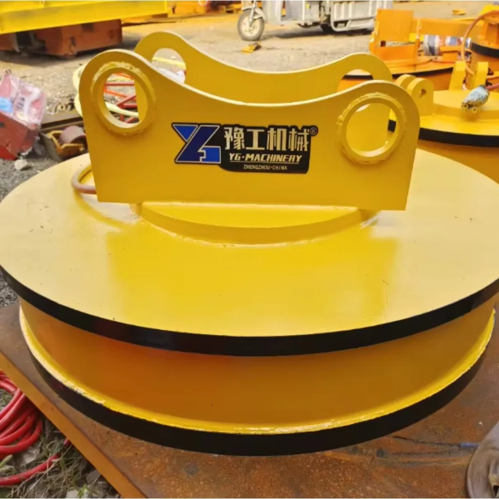 Top Quality Hydraulic Magnet Excavator Attachment Powerful Magnetic Attachment for Excavator Use Steel Scrap Fast Delivery