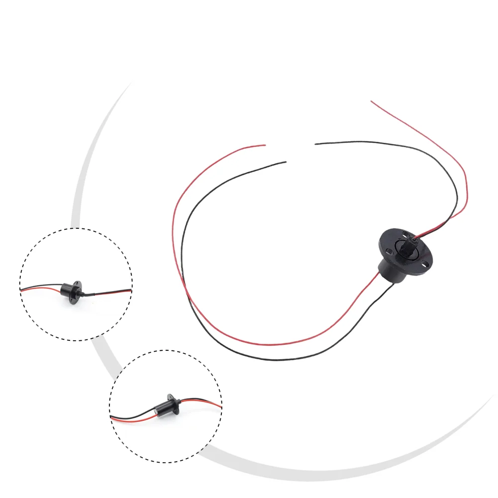 Electrical Slip Ring 2-wire 2A/5A/10A 22mm Rotary Slip Ring For Electric Testing Equipment, Turntables, And Systems