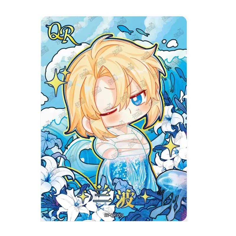 Kayou Genuine The Falling Merman Series 1 Ren Yu Xian Luo QR/PR/AR Deep Sea Dreams Collection Card Bai Chunian Lan Bo Anime Card