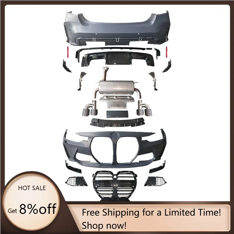 

Для bmws F30–G80 Body Kit объемная передняя планка и задняя планка Боковая юбка F30 Bodykit