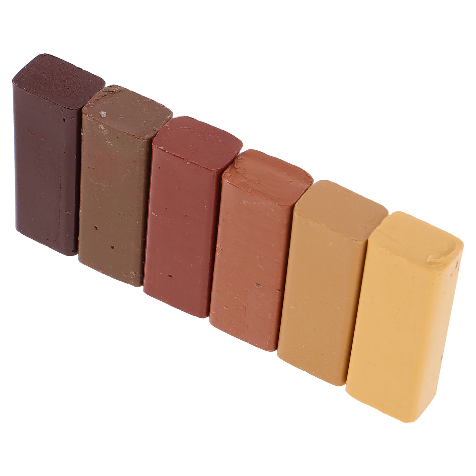 6 قطعة إصلاح الأثاث الشمع الطباشير قسط الخشب إصلاح العصي للخدوش الخدوش مسمار ثقوب الأرضيات الخشبية خزائن الجداول الأبواب