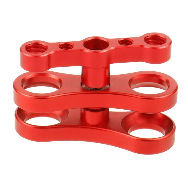Clip Boule Papillon Aluminium Rotatif 360° – Fixation Lumière Plongée Adaptateur Pour GoPro