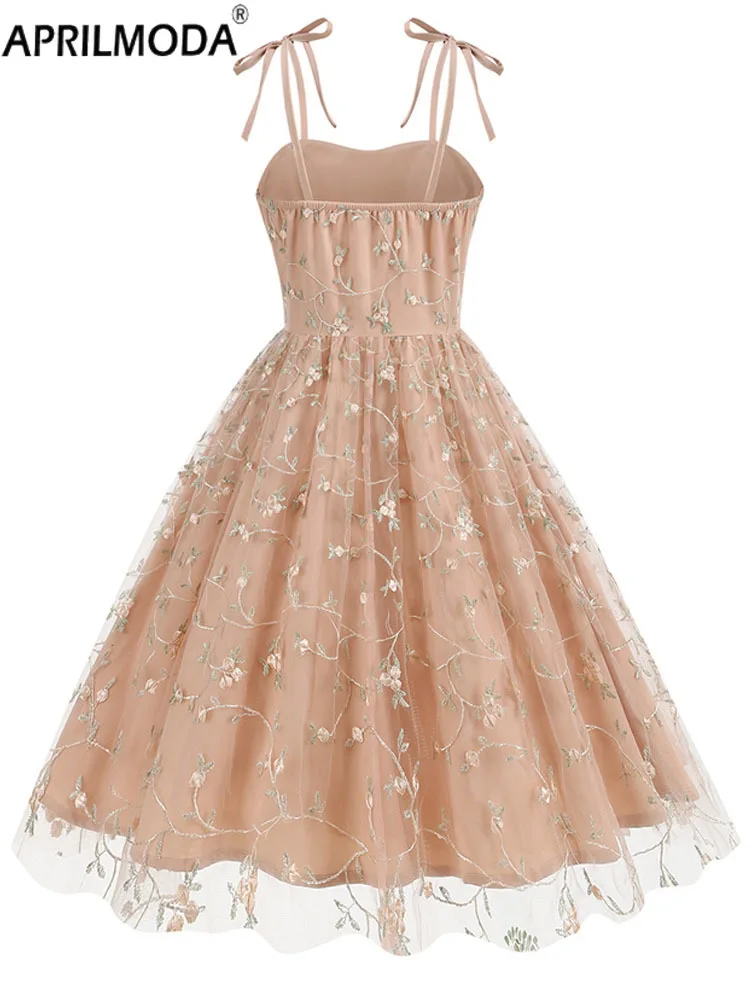 Champagne Color Floral Embroidered Mesh Overlay Vintage Long Dresses for Women High Waist Birthday Party Elegant Summer Dress - AliExpress Champagne Color Floral Embroidered Mesh Overlay Vintage Long Dresses for Women High Waist Birthday Party Elegant Summer Dress - AliExpress