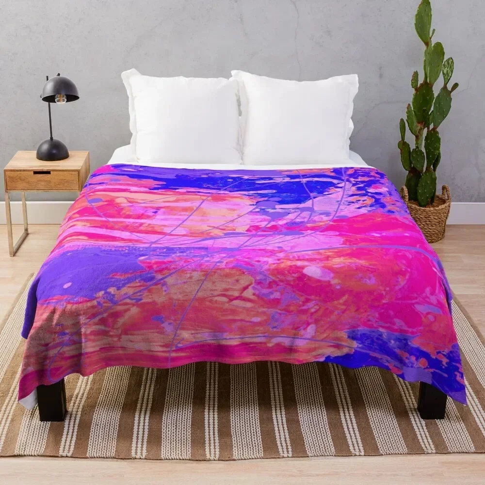 

abstract-painting IX Throw Blanket Bed covers Soft Plush Plaid Luxury Throw Blankets