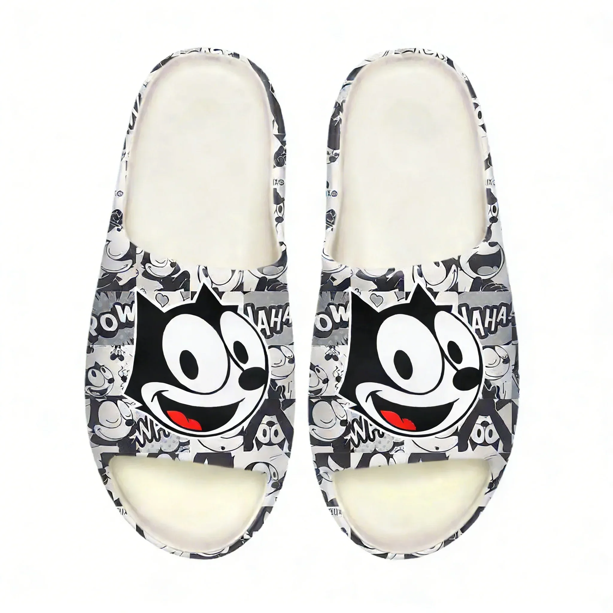 

F-Felix The Cat shoes Soft Sole Sllipers Home Clogs Step On Water Shoes Mens Womens Teenager Step in Customized Sandals
