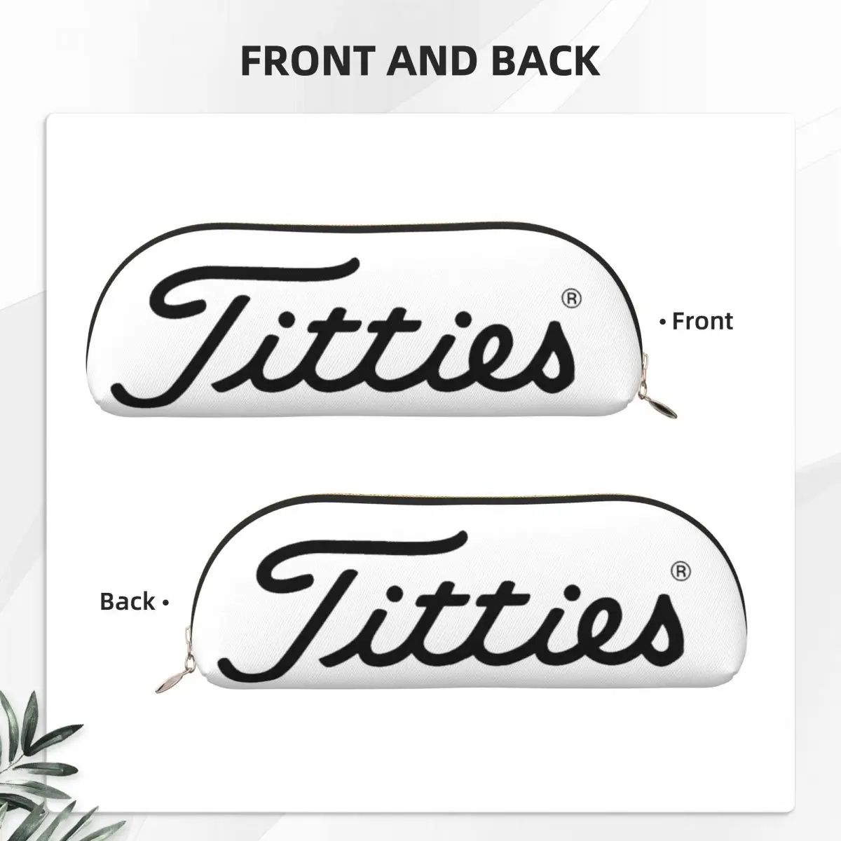 T-Titties كرة جولف مقلمة قلم رصاص الحقيبة تخزين القرطاسية لوازم تخزين كبيرة صندوق القلم حقيبة أقلام رصاص للبنين بنات مدرسة