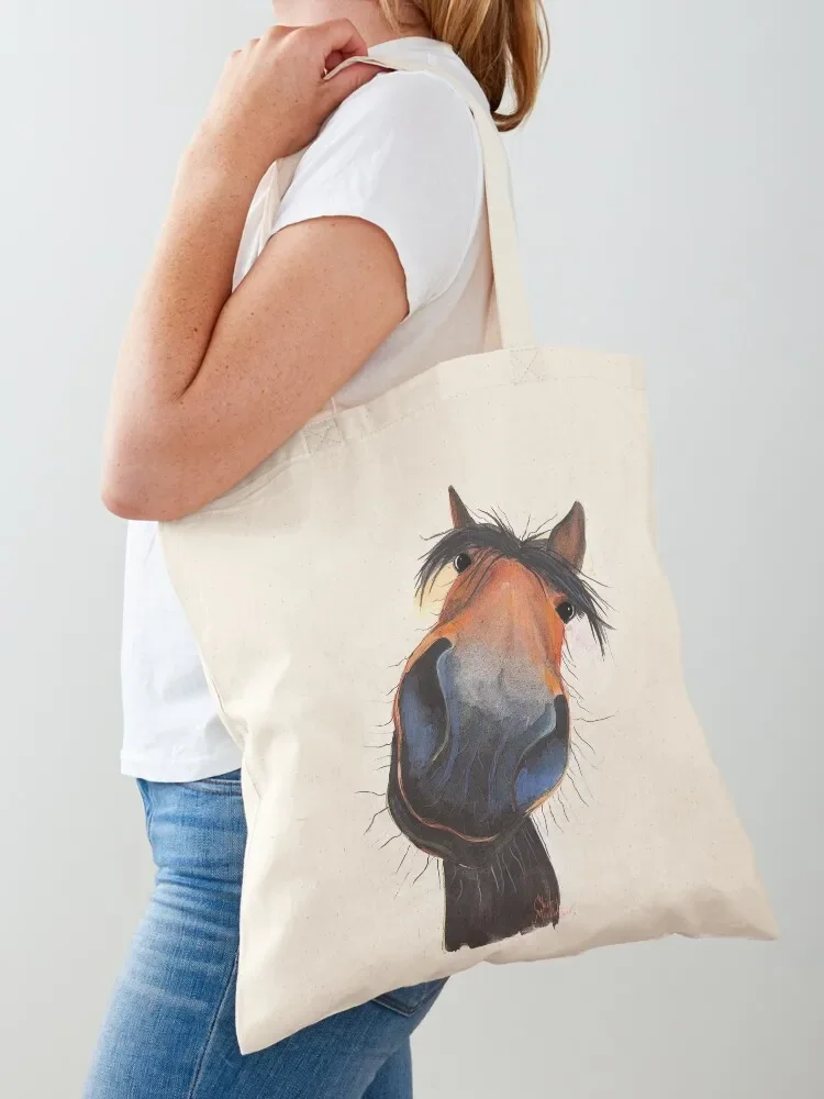 HORSE PRiNT 'HAPPY DAVE' BY SHIRLEY MACARTHUR Tote Bag Big bag Cloth bag cute pouch