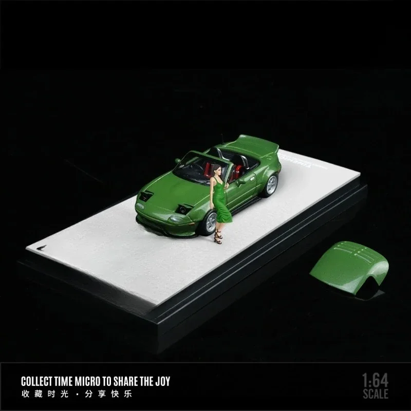 1:64 Mazda MX5 plain simulation alloy car model
