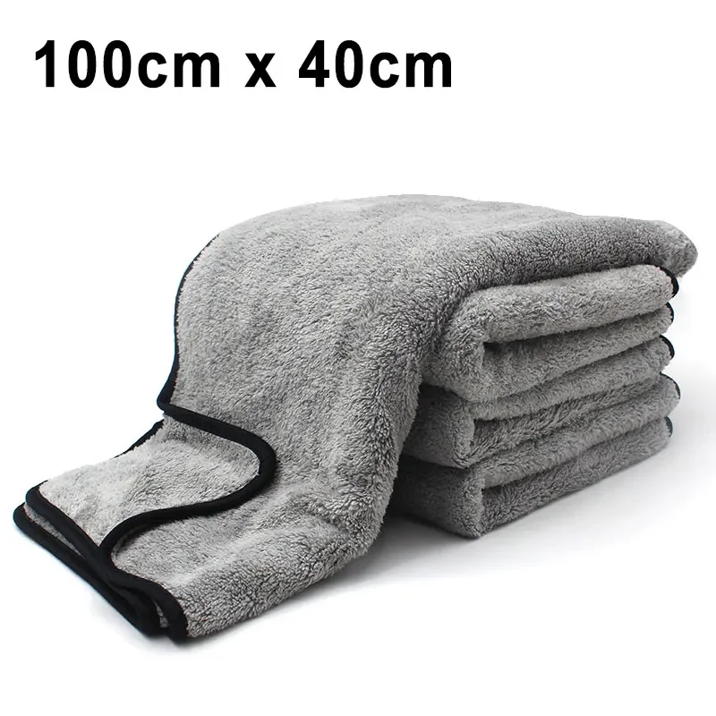 SEAMETAL Microfiber Autowashanddoek Ultrazachte autopoetsdoeken Hoog absorberende droogdoek Washanddoek voor autodetaillering
