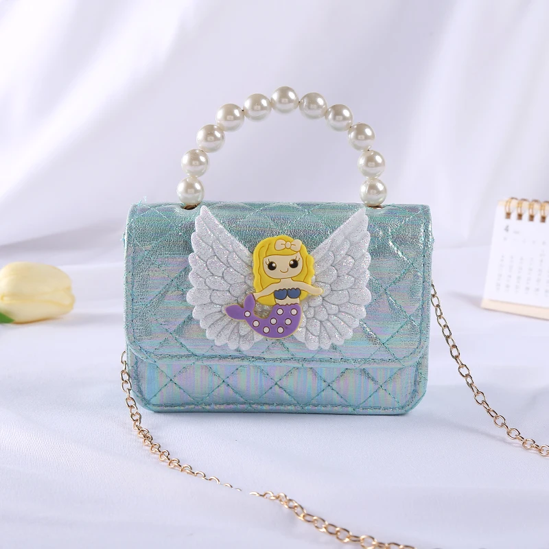 Candy-Colored Cute Children\'s Mini Princess Girl Messenger Portable Coin Purse Fashion Western Style Bag Backpack