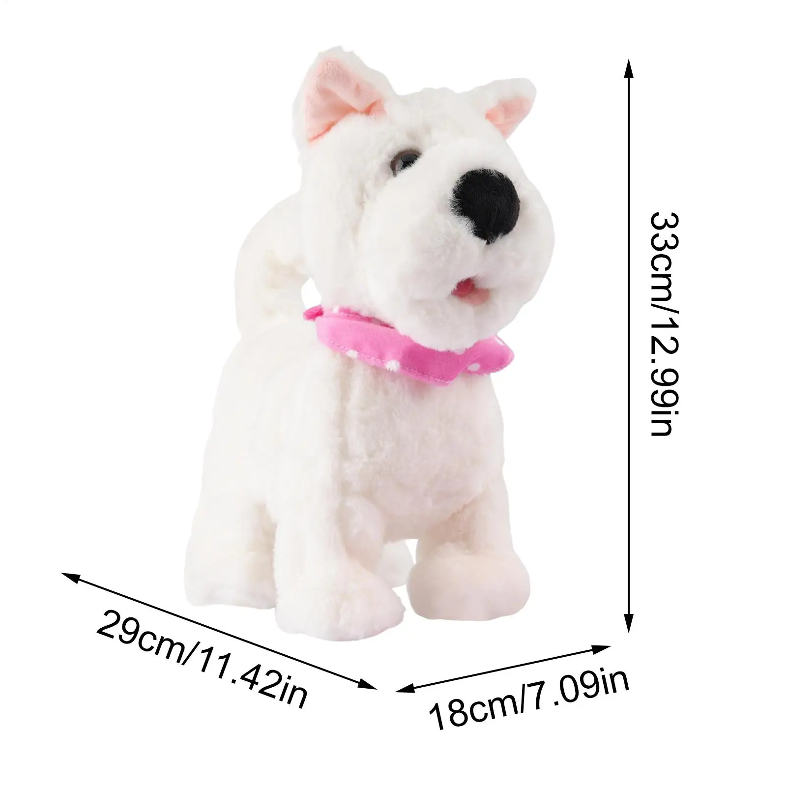 Chien Robot intelligent et réaliste, détection Ai, avec sons, imitation pour enfants, garçons et filles, anniversaire, noël, pâques