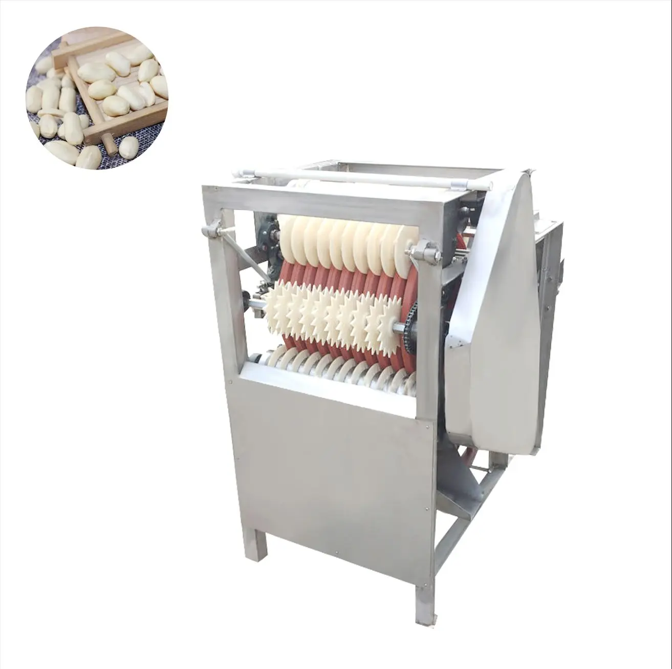 Multi-function Almond Nut Soaked Bean Peanut Red Pistachio Green Peeling Machine