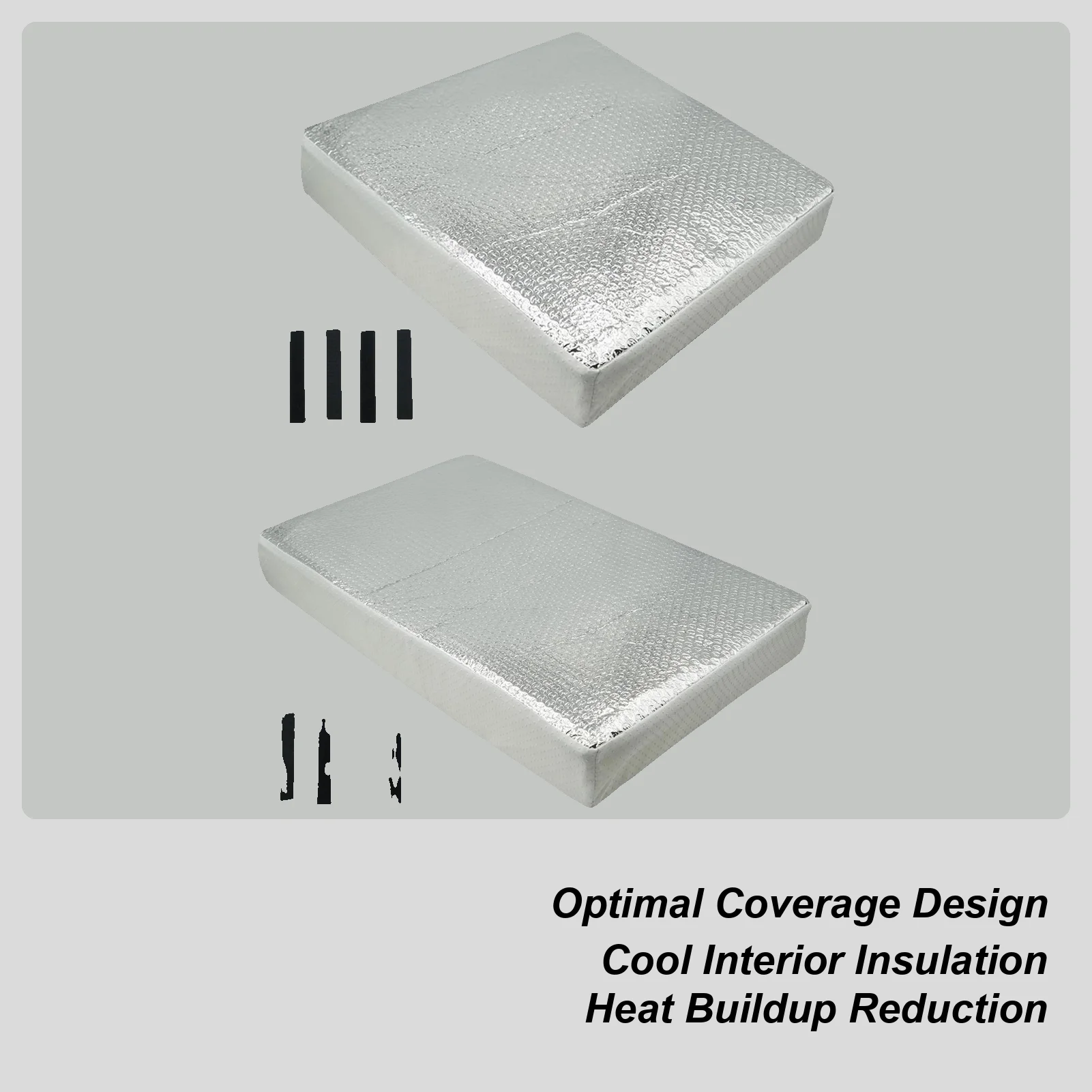 

RV Vent Covers For Roof Waterproof Reflective RV Skylight Cover Automobile Internal Supplies For Hot Day Winter Outdoor Travel