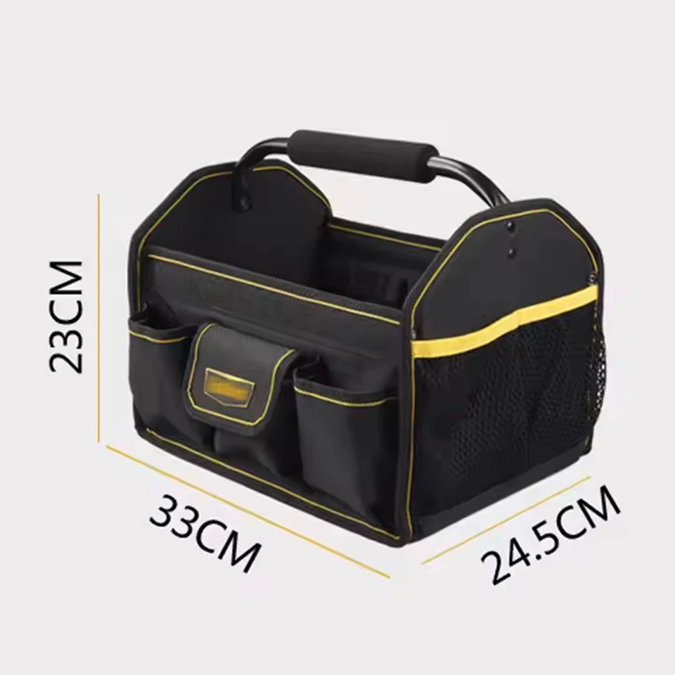 Large Capacity Handheld Hardware Repair Kit Installation Oxford Cloth Car Detailing Electrician Tool Bag WH001