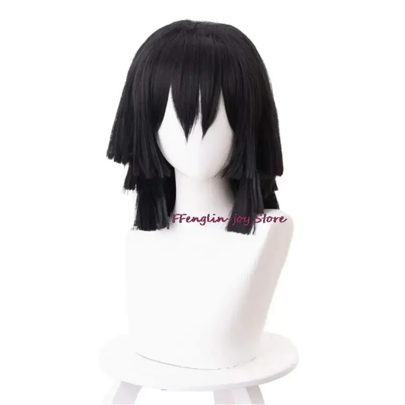 أنيمي إيغورو أوباناي كيمونو موحدة أنيمي شعر مستعار تأثيري حلي حفلة الهالوين الأبيض الأفعى الدعائم