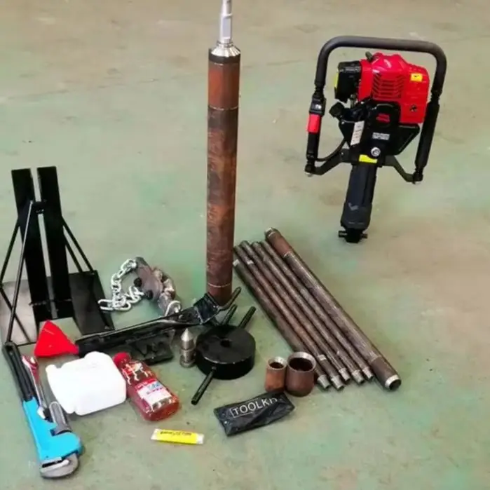 

Customized Low - noise Backpack Drill Rig Petrol Diesel 15m Soil Rock Concrete Sampling Quiet Core Drilling Unit