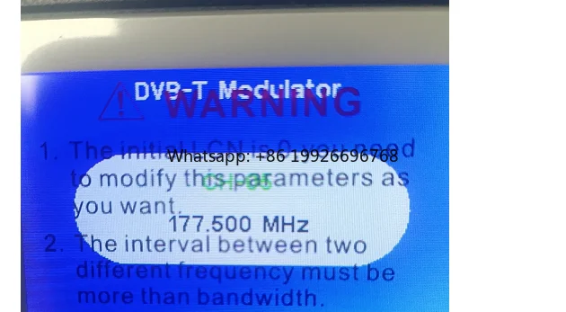 

DMB 9590 Single Channel H264 Single HDM I Ito DVBT ISDBT DVBC Digital Encoding Modulator factory