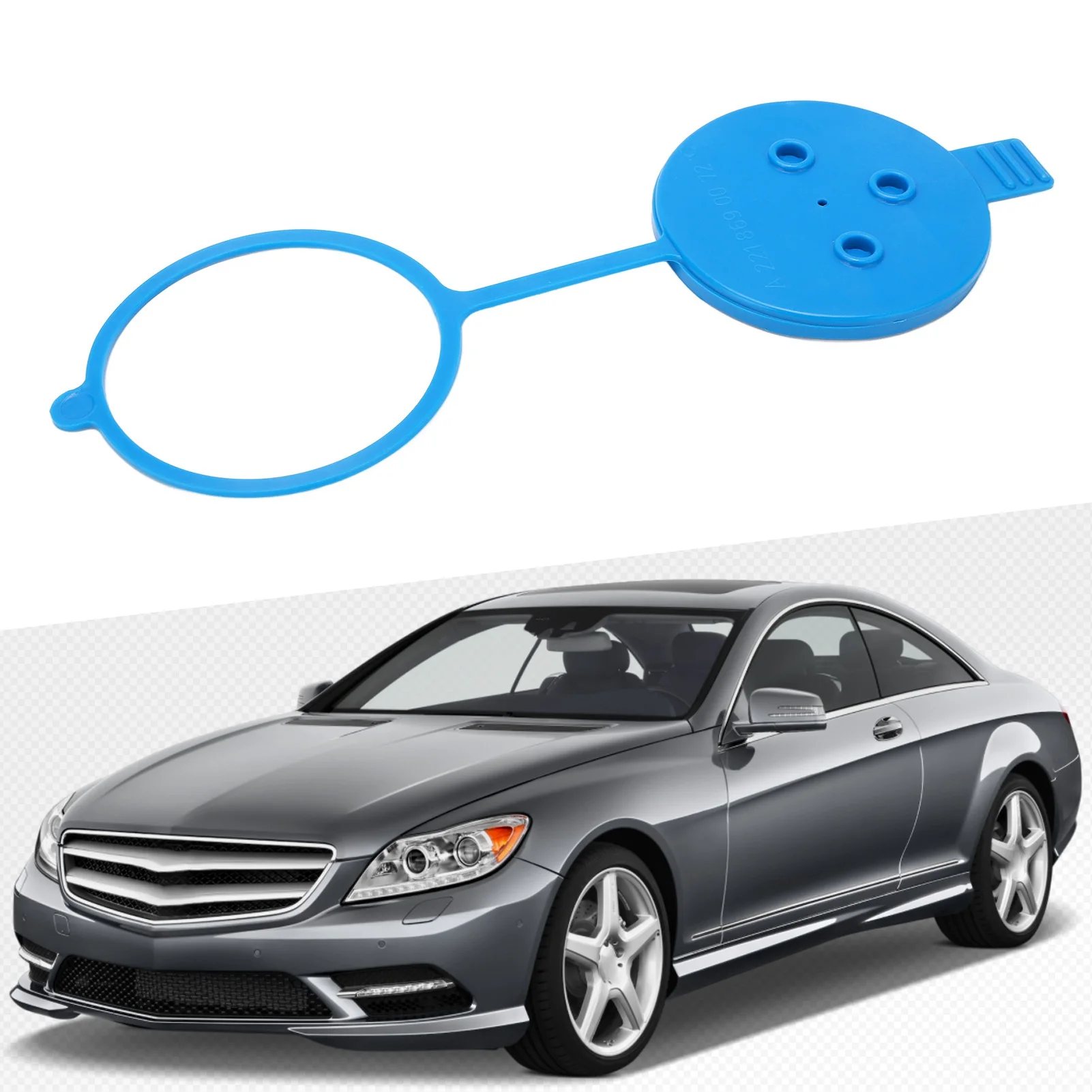 Windshield Washer Reservoir Cap Lid 2218690072 Replacement For Mercedes Benz W221 S Class C216 CL Class