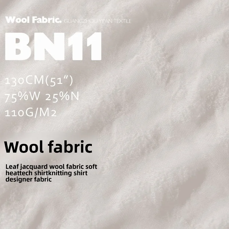 

Jacquard Soft Warm Knit Wool Fabric for Knitwear Sweater Coat Clothing Design Cloth Diy By The Yard Sewing Material