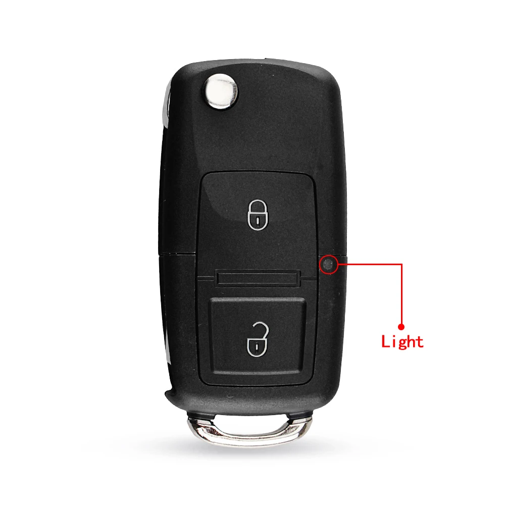 KEYYOU Ersatz Klapp Auto Schlüssel Shell Fall Fob Für VW Volkswagen Golf Mk6 Tiguan Polo Passat CC SITZ Skoda Octavia 3 Taste