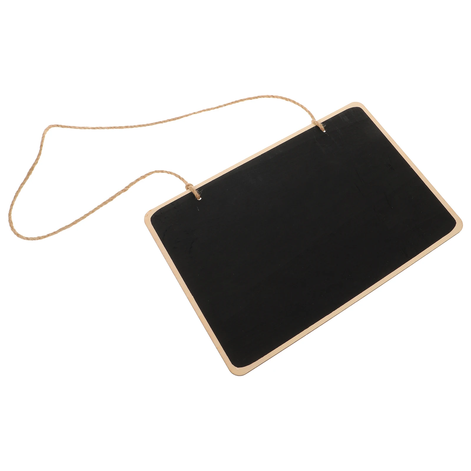 Wooden Hanging Chalkboard Sign Reusable Door Message Board Small Blackboard for Home Decor Chalkboard Sign Chalk Board Erasable