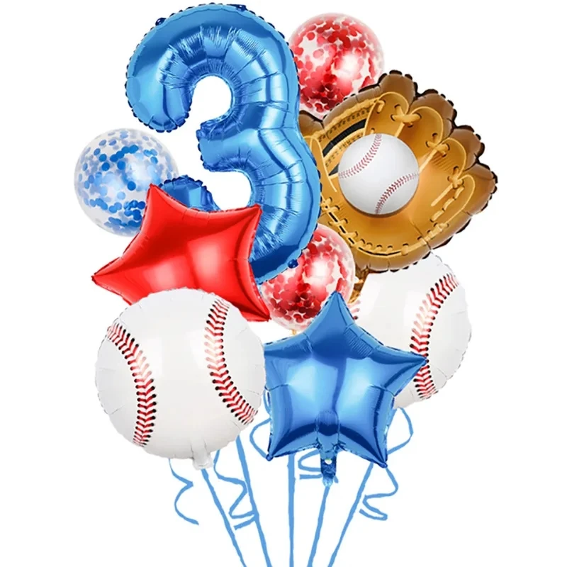 Disney Anniversary Sports Baseball Digital Birthday Party Balloon Decoration