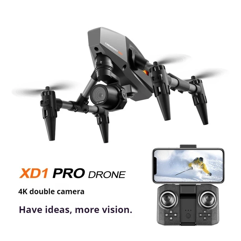 Xd1 Uav Hd Aerial Photography Fixed Height Quadcopter Optical Flow Hover Mini Remote Control Aircraft Fall Prevention Rc Toy