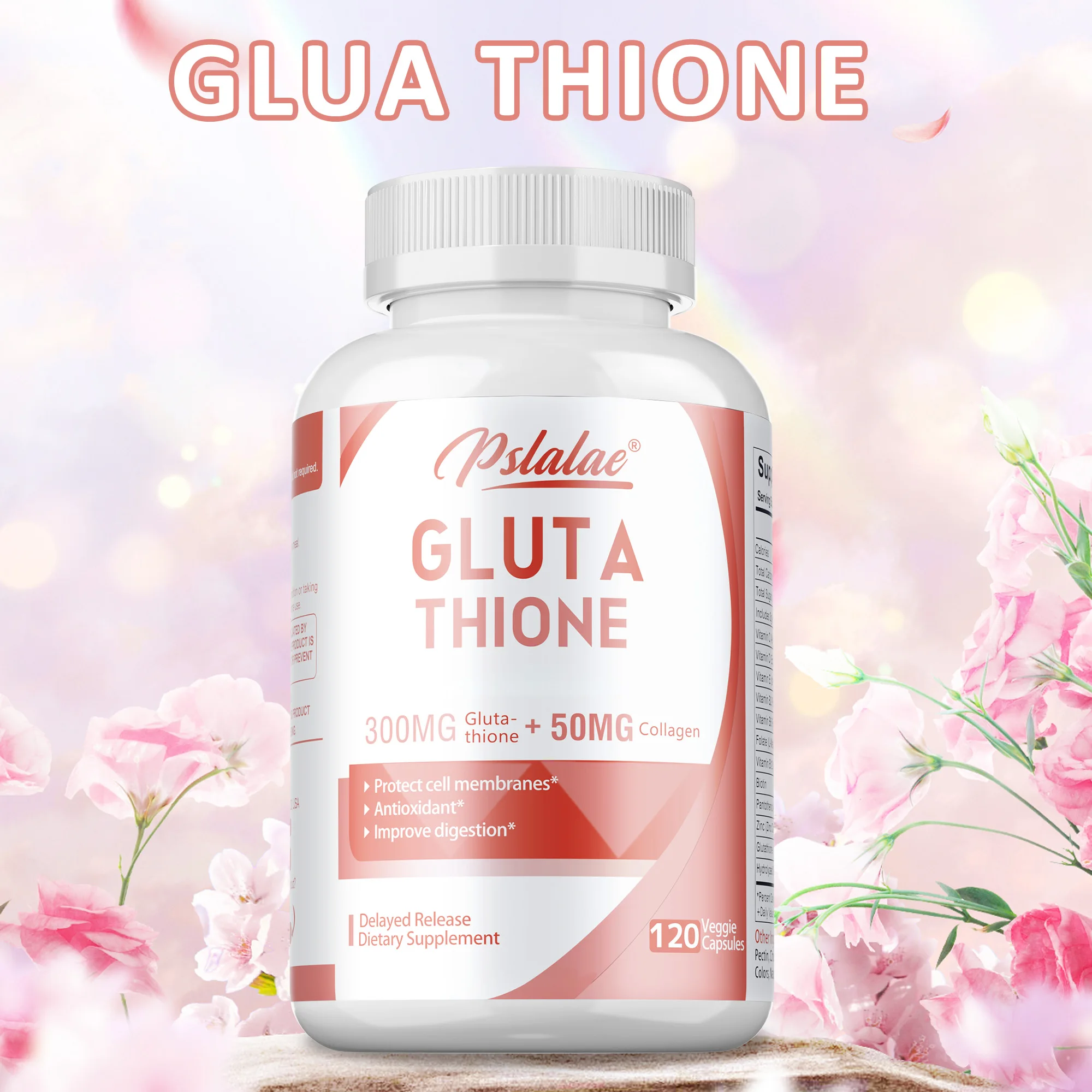 

Glutathione Capsules - Antioxidants Help Detoxify and Boost Immunity, Promoting Healthy Skin and Digestive System