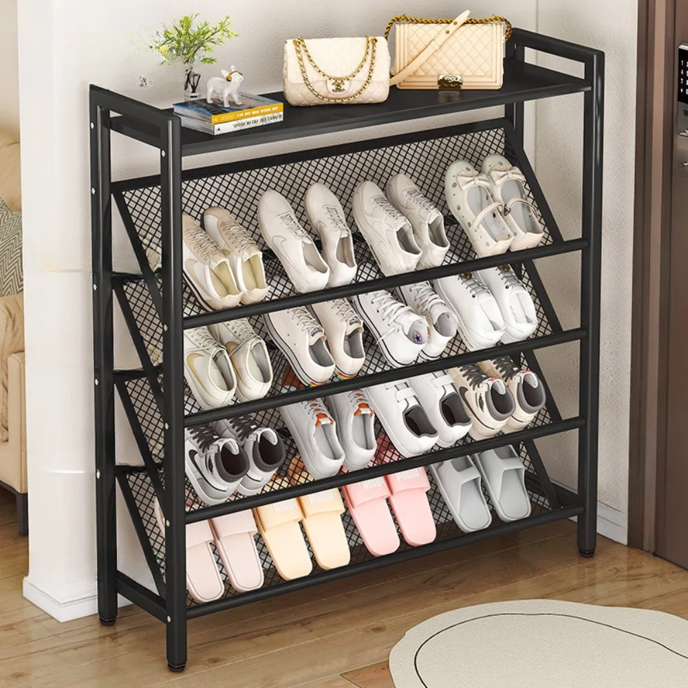 Household Simple Shoe Rack Multi-Storey Doorway Small Narrow Save Space Practical Shoe Cabinet Moisture-Proof Organizer Shelves