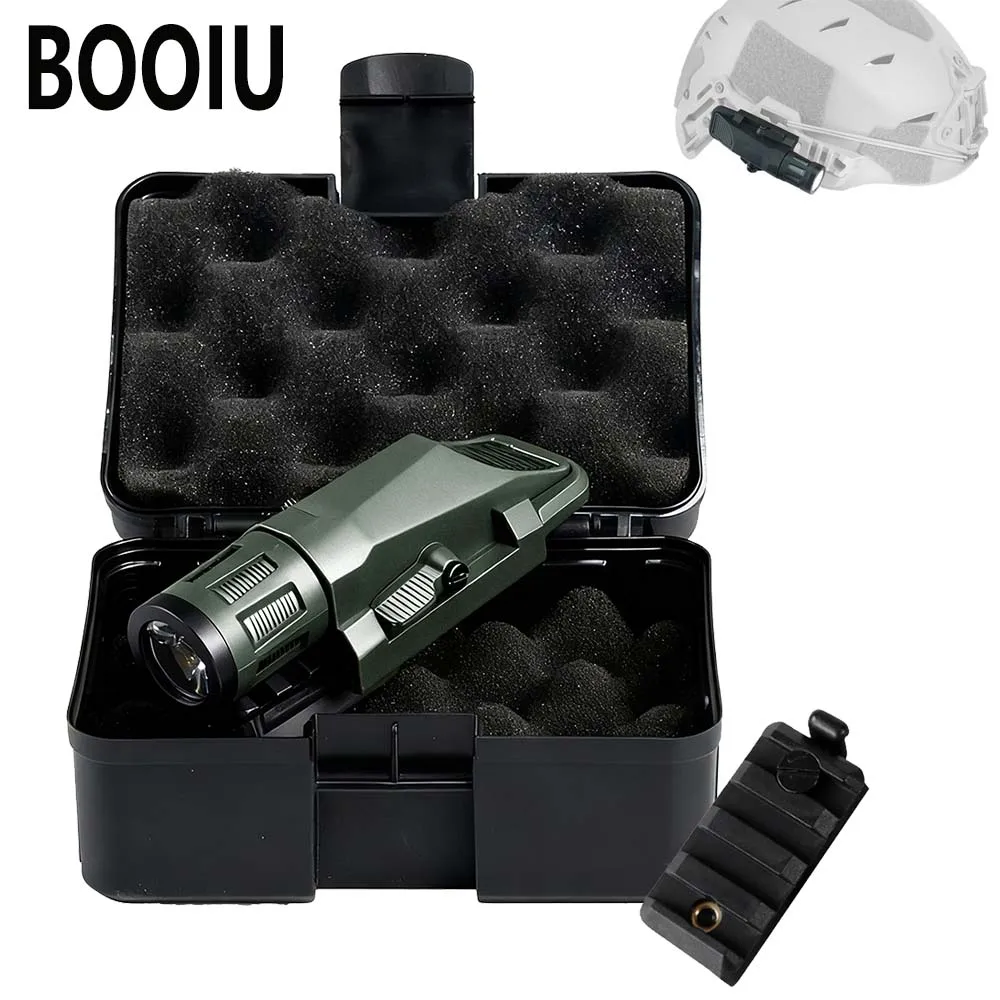 BOOIU Tactical Flashlight WML-G2 Strobe LED Light Airsoft Outdoor 400 Lumens Hunting Flashlight Waterproof Camping Strong Torch