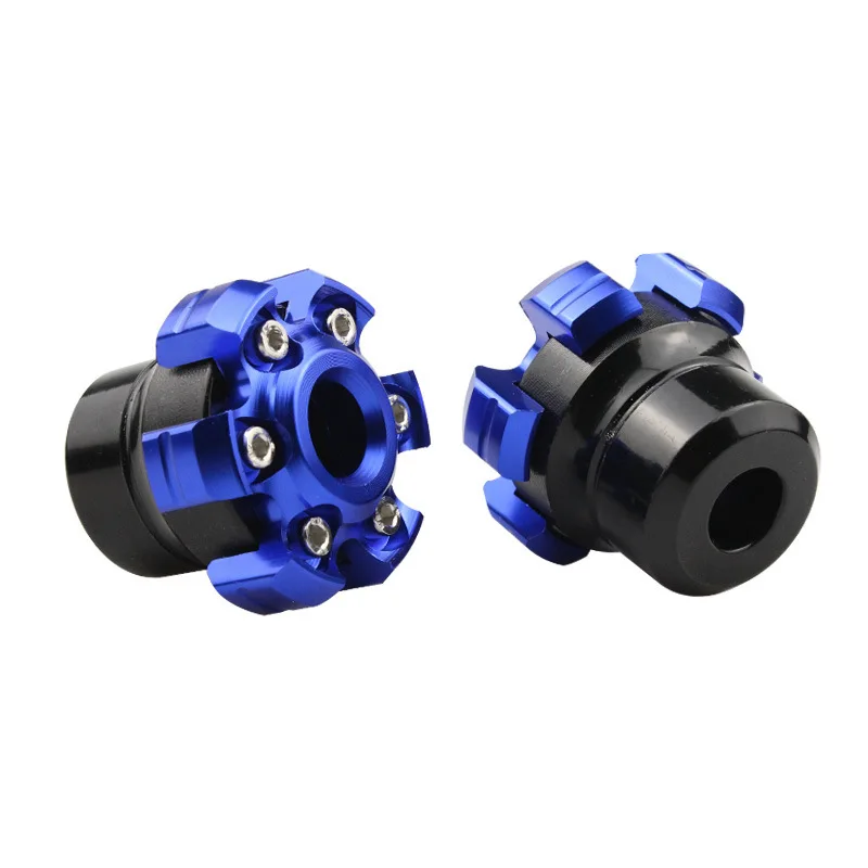 2Pc Motorcycle Front Rear Fork Wheel Crash Protector Modification Universal Accessorie Personality Shock Absorbe Anti-fall Block