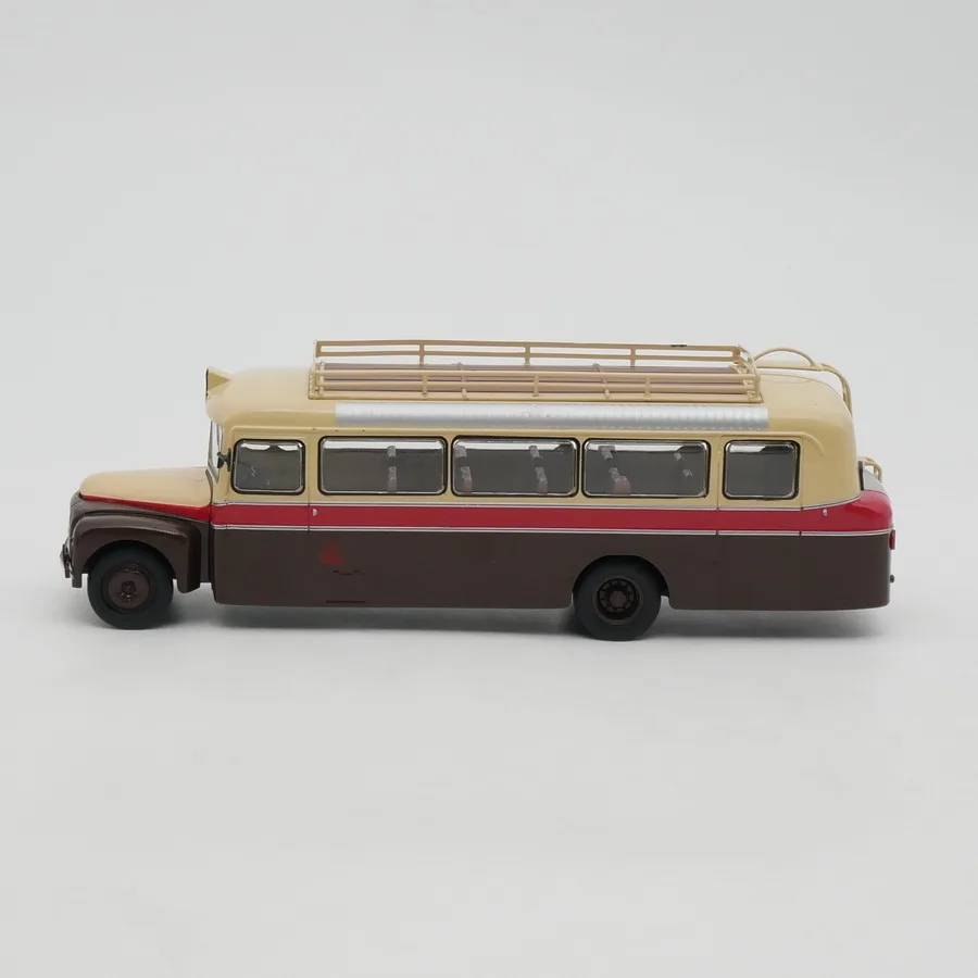 Diecast 1:43 Scale Citroen T46 1957 Travel Bus Alloy Car Model Collection Souvenir Display Ornaments Vehicle Toy