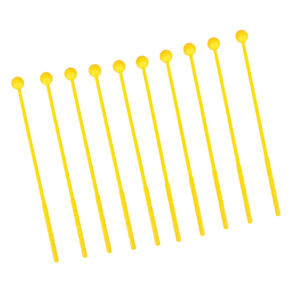 12Pcs Kids Drum Hammer Plastic Drum Stick for Early Education Safe Lightweight Comfortable Grip Teaching Aids for Young Learners